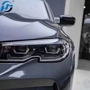 Film vinyle pour voiture PET TPU Cast Foshan Factory Wholesale PET HD Glossy Metallic <span class=keywords><strong>Audi</strong></span> Nano Grey, un rouleau complet de taille 1,52 x 18 m/5 x 60 pieds - Product Image 5