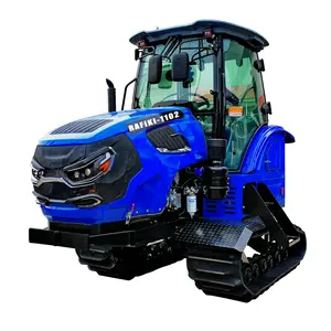 110HP Farm mini rubber crawler tractors used for paddy field and dry field