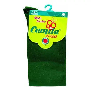 Calcetines Escolares con Patrón Alegre en Colores Blanco, Rojo, Marrón y Rosa, de Spandex y Poliéster Ligero, Tallas Disponibles para Uso Diario, Negocios e Invierno - Product Image 5