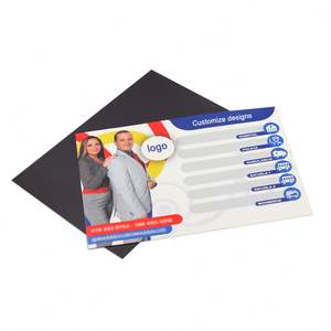 Panneau publicitaire magnétique personnalisé, imprimé recto-verso, aimant de réfrigérateur, logo individuel - Product Image 3