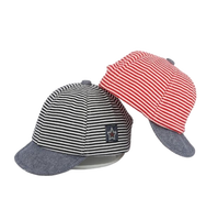 Gorra Snapback de 6 Paneles de Algodón con Rayas para Bebés, Estilo Urbano, Deportivo y Formal, de Alta Calidad, Venta al Por Mayor