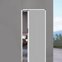 Nouveau design Porte coulissante de chambre intérieure Portes coulissantes en aluminium Stores en nid d'abeille