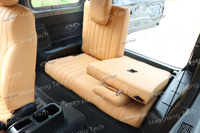 Ensemble complet de housses de sièges de voiture 5 portes en cuir PU imperméable pour les modèles Suzuki Jimny 2023 et 2024