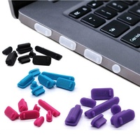 Bouchon anti-poussière en silicone micro USB étanche pour ordinateur portable