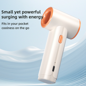 Ventilador de Mano Turbo de Alta Velocidad ABS, Motor sin Escobillas de 20000 RPM, 2000 mAh, 5 Velocidades, 12 m/s, Portátil y Recargable - Product Image 3