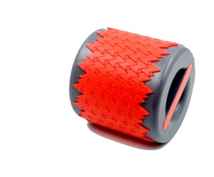 Rouleau de massage en mousse de <span class=keywords><strong>yoga</strong></span> pliable et rétractable VIGFIT en plastique ABS avec logo couleur personnalisé 13,5-34,5 cm - Product Image 1