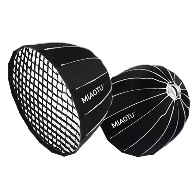 Miaotu 70/90/120 Light Deep Mouth Parabolic for Lighting Bowens Mount Photography Studio Accessories for YouTube Video Live