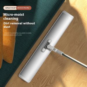 Vente en gros de serpillière en alliage d'aluminium rectangle plat mains libres pour le lavage des sols en bois avec tête de serpillière pour la <span class=keywords><strong>maison</strong></span> - Product Image 2