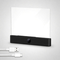 Lampe de lecture pour tablette alimentée par USB avec écran numérique, panneau LED à intensité variable, lampe de lecture pour livre, protection des yeux, lampe de bureau pour l'étude, lampe de nuit