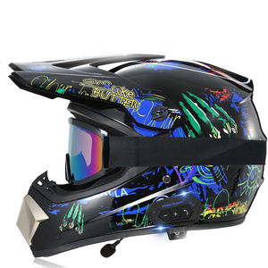 <span class=keywords><strong>Casco</strong></span> de Motocicleta Todoterreno Mejorado Aprobado por VIRTUE DOT con Auriculares <span class=keywords><strong>Bluetooth</strong></span> Integrados, Venta al por Mayor desde China - Product Image 5