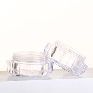 Pot en plastique ABS 8g avec logo personnalisé, nouveau capuchon doré, pour gel à ongles, colle UV, lotions, crèmes et poudres transparentes ou en vrac - Product Image 4