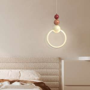Lampe suspendue en aluminium et fer à blocs de couleur, lumière chaude 3500K, hauteur fixe, pour chambre, chambre d'enfant, café, décoration intérieure, <span class=keywords><strong>luminaire</strong></span> CE, garantie 2 ans - Product Image 5