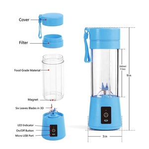 Küchengerät 380ml <span class=keywords><strong>Mini</strong></span> usb aufladbare persönliche tragbare mixer/mixer obst