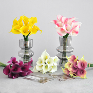 Flor Artificial de Lirio Individual de PU de Alta Calidad, Estilo Moderno, Multicolor, de Larga Duración (3-5 Años), para el Día de la Madre y Pascua - Product Image 1