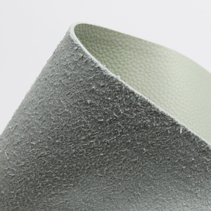 Cuoio riciclato 1.7mm di alta qualità Eco Friendly legato in pelle floccato PU e PVC cuoio per <span class=keywords><strong>scarpe</strong></span> e borse che fanno - Product Image 4