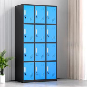 Casier de vestiaire métallique à 12 portes pour personnel, dortoirs, bureaux et vestiaires - Product Image 4