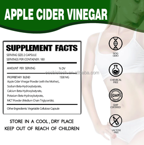 Cápsulas de Vinagre de Sidra de Manzana <span class=keywords><strong>Keto</strong></span> Ausreson, el Mejor Suplemento OEM, Cápsula Orgánica Adelgazante de Vinagre de Sidra de Manzana <span class=keywords><strong>Keto</strong></span> - Product Image 4