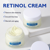 Crème au Rétinol Anti-Âge Élimine les Rides, Crème Visage Raffermissante Jour et Nuit avec Acide Hyaluronique, Liftante Cou et Visage