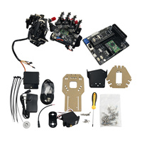 Main robotique bionique open source à cinq doigts, version STM32, main droite, gant mécanique portable, cartes éducatives pour makers