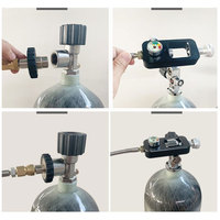 Compresor de Aire Portátil de Alta Presión 30Mpa 300bar 4500psi para Buceo y Inflado de Cilindros de Seguridad contra Incendios