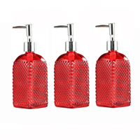 Bouteille de lavage corporel liquide HBC multifonctionnelle de 400ml pour désinfectant pour les mains en verre pour salle de bain bouteille de lotion