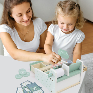 <span class=keywords><strong>Caisse</strong></span> <span class=keywords><strong>enregistreuse</strong></span> <span class=keywords><strong>en</strong></span> <span class=keywords><strong>bois</strong></span> MY LITTLE CASH REGISTER pour jeux d'imitation pour la maternelle, la garderie, <span class=keywords><strong>jouet</strong></span> interactif parent-enfant - Product Image 4