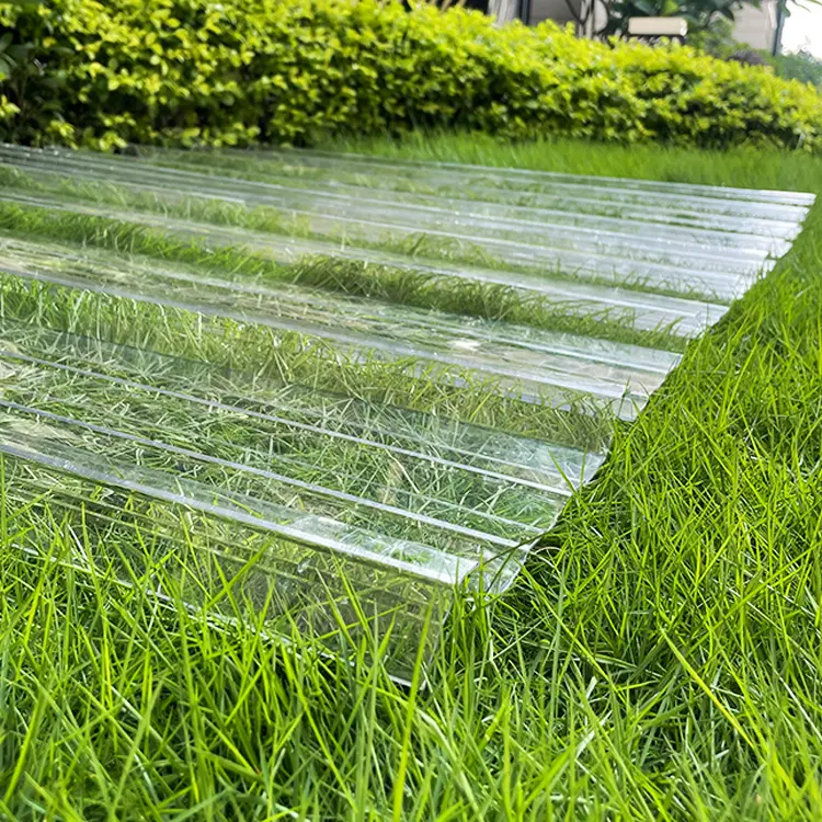 1mm Clear Wave Plastic Corrugated Polycarbonate Sheet Greenhouse Policarbonato Roof Tiles
