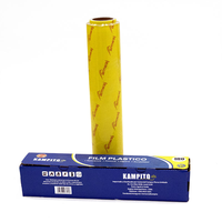 Rouleau Jumbo de Film PVC Alimentaire 5KG pour l'Exportation, Film d'Emballage Alimentaire Personnalisé avec Découpe sur Mesure