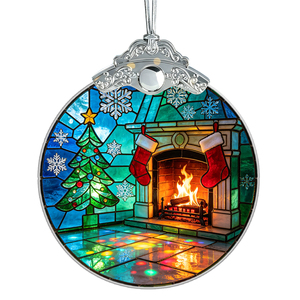 2026 Traditional Hand Painted Stained Glass Spider Hanging <b>Christmas</b> <b>Tree</b> Ornament <b>Clearance</b> Gift Sunshine Catcher Unscented - Product Image 4