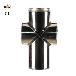 Système de <span class=keywords><strong>cheminée</strong></span> en acier inoxydable à <span class=keywords><strong>double</strong></span> <span class=keywords><strong>paroi</strong></span> isolé de 6 pouces, connexion à verrouillage par torsion, accessoires pour foyer résistant aux hautes températures - Product Image 5