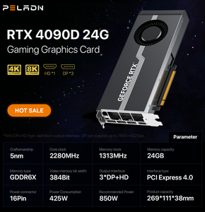 การ์ดจอ Geforce RTX4090D 24GB GPU AI Server ใหม่เอี่ยม 100% การ์ดแสดงผล Rtx 4080 16GB DDR6X 16Pin รุ่น RTX 4090D 24GB Rtx 4080 R - Product Image 3