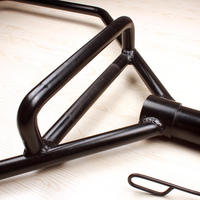 Barres hexagonales chromées pour musculation à domicile, haltères, musculation, fitness, barre hexagonale pour musculation