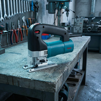 Scie sauteuse électrique 500W à vitesse variable, capacité de coupe 60mm pour contreplaqué, MDF, travail du bois et bricolage