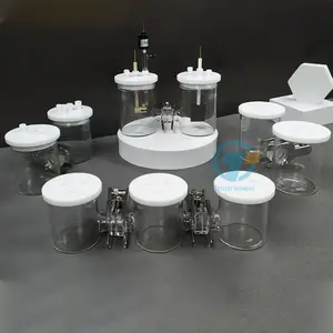 50ml Laboratory Sealed H-shaped Electrochemical Electrolytic Cell