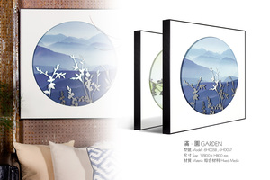 Giảm Giá Mạnh Chi Nhánh Nghệ Thuật Kim Loại Truyền Thống Của Trung Quốc Và Bức Tranh Lắp Đặt Lá Tác Phẩm Nghệ Thuật Bằng Thép Không Gỉ Cho Trang Trí Tường Khách Sạn - Product Image 3