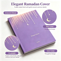 Agenda hebdomadaire personnalisé 2027 avec couverture en tissu/PP spirale et agenda authentique pour le Ramadan
