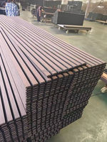 Panneaux muraux insonorisants modernes, directement de l'usine, panneaux en bois 3D pour la décoration murale intérieure, panneaux muraux acoustiques en bois pour l'enregistrement