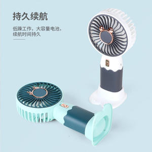 Étudiant Portable USB Mini Ventilateur De Poche Avec Lumière Alimenté Par Batterie pour Refroidissement pour Voiture Hôtel RV Table/Boîte Installation - Product Image 3