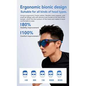 Gafas de Ciclismo Inteligentes HY03 con Traducción IA, Altavoces Estéreo Duales para Conversión de Idiomas en Tiempo Real, Globales - Product Image 2