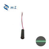 Module de diode laser vert compact mini D10mm 520nm 5mW 110 degrés avec pilote APC de qualité industrielle pour le positionnement