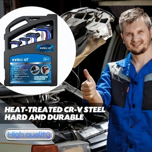 Juego de llaves hexagonales Dy de 16 piezas, métricas, de acero al cromo vanadio, con mango antideslizante, para reparación de bicicletas, motocicletas y bricolaje. - Product Image 2