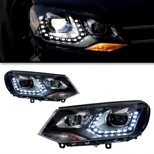 Conjunto de Faros LED de 12V Especiales para Modelos 11-15, Diseño de Ojo de Lágrima, DRL con Señales de Giro Secuenciales Mejoradas, Diseño de Ojo de Lágrima - Product Image 2