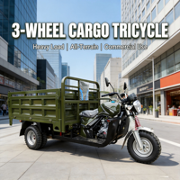 Tricycle de transport à 3 roues, directement de l'usine, capacité de charge de 1500 kg, cadre en acier renforcé 4x8, pneus tout-terrain, caisse de chargement personnalisée pour mines et fermes