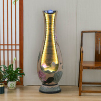 Ornamen Air Mengalir untuk Ruang Tamu, Air Mancur Ruang Tamu, Seni Modern, Humidifier Meja Resepsionis, Vas Lantai