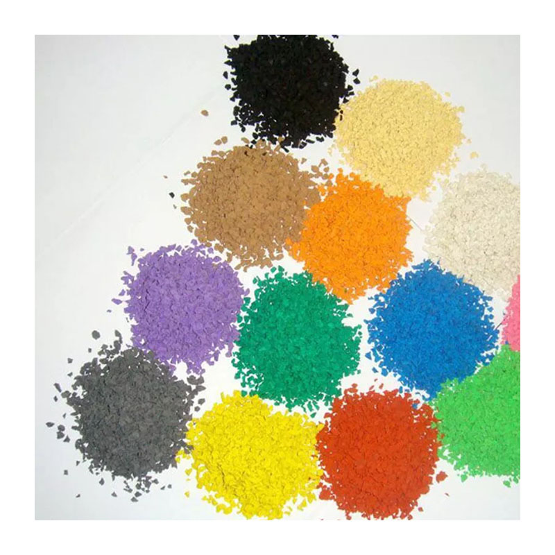 Оптовая продажа, резиновые гранулы EPDM, переработанные экологически чистые красочные гранулированные резиновые напольные покрытия