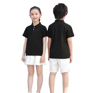 เสื้อโปโลแขนสั้นสำหรับเด็ก,เสื้อยืดผ้าฝ้าย PL078สำหรับใส่ไปโรงเรียนเครื่องแบบเด็กผู้ชายเสื้อแฟนซีสำหรับเด็กปี100%