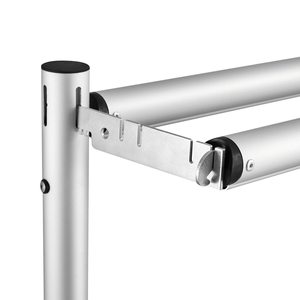 Soporte Retráctil Moderno para Cortina Translúcida con Barra Horizontal de Doble Barra Transversal, Desmontable, para Escenarios y Bodas, de Fábrica - Product Image 6