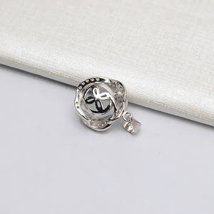 Pendentif en argent S925 avec pendentif en perle de 9-10 mm et chaîne de clavicule, accessoires de bricolage pour femmes, semi-finis, 640 pendentifs et breloques - Product Image 3