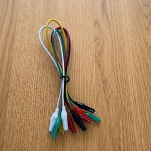 Alligator Clip test Leads Copper Wire Clip Leads Temporary Electrical <b>Connection</b> <b>Battery</b> Testing - Product Image 6