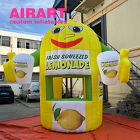 Pavillon de nourriture fait sur commande, publicité extérieure de cabine gonflable de kiosque de support utilisée, tente gonflable géante de noix de coco